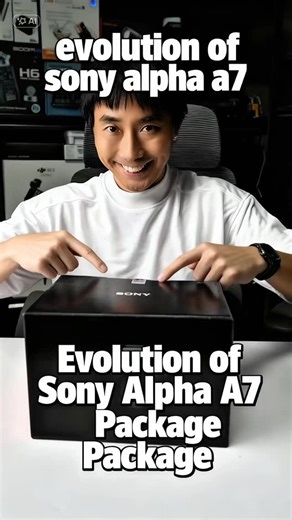 Ouinsider on Instagram: "Evolution of the Sony Alpha A7 Series Package #sonyalpha #sonya7v #sonya7iv #sonya7vi #camera"