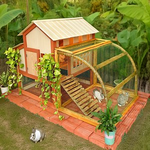 1.3K views · 35 reactions | Cheap rabbit cage from discarded wood | No1 Ideas | Facebook