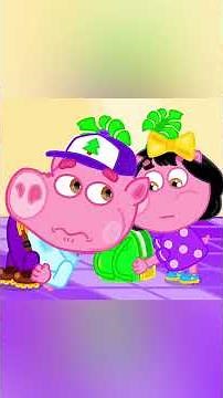 Indonesian Lion Family | School Bag Exchange | Children's Cartoon