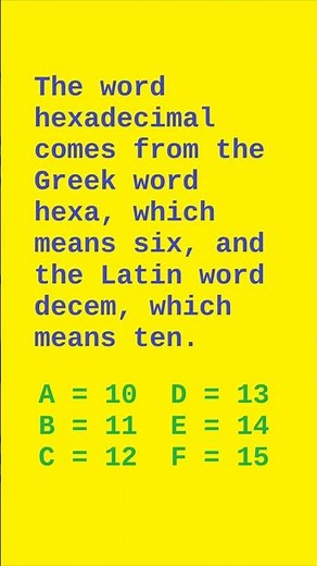 What Is A Hexadecimal?