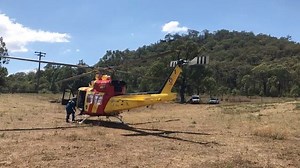 4.4K views · 167 reactions | The #RescueHelicopter on the scene attending to a female who has suffered chest injuries after a fall from a horse on a property at #Baerami. The patient will be flown to John Hunter Hospital. | Westpac Rescue Helicopter Service - Official Site | Facebook