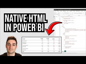 HTML in Power BI with NO THIRD-PARTY VISUAL