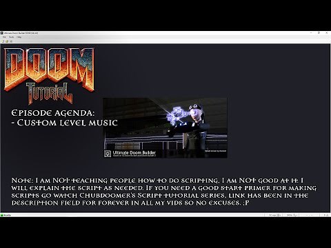 38: Custom level music - Ultimate Doom Builder with the Lazygamer