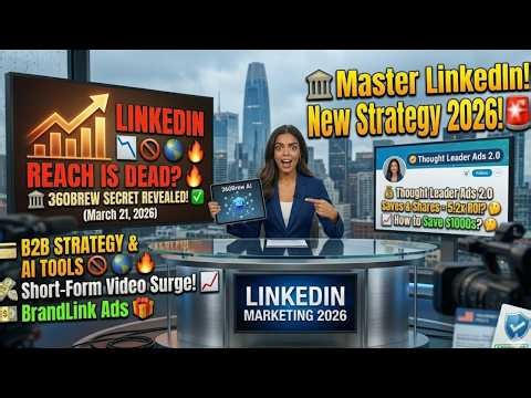 LinkedIn Marketing 2026: The 360Brew Algorithm Update You MUST Know! 📈🚀 | B2B Strategy & AI Tools 🇺🇸