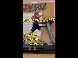 ProForm Treadmill 12.0TT Fix Broken Display Console with PWM Frequency Meter Hack