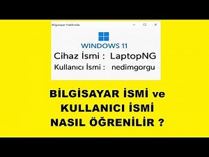 How to Find Out Computer Name and Username (Windows 11)?