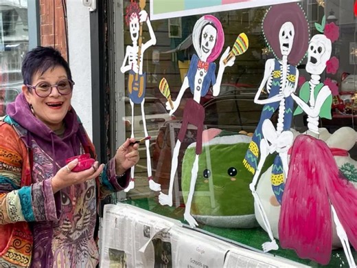 Window Painters Needed To Set The Scene For Halloween In Newtown