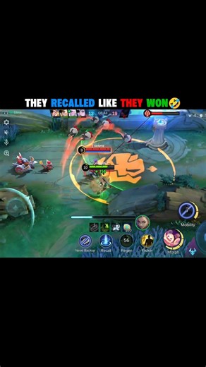 Recall Can't Stop Me🤣 #mobilelegends