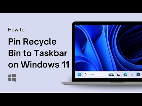 How to Pin Recycle Bin to Taskbar on Windows 11