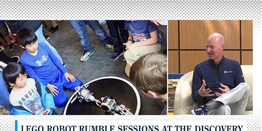 Gear up for battle at The Discovery’s Lego Robot Rumble
