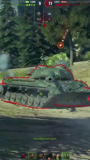 WOT - FOCH 155 - 5 KILLS 10.9K DAMAGE ACE TANKER - World Of Tanks