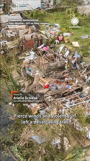 Madagascar Destruction by Historic Cyclone Gezani