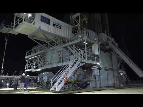 Flex 3 Walking Rig Move | Fast Rig Moves | Drilling Contractor