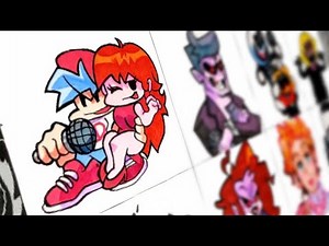 Drawing all the characters [FRIDAY NIGHT FUNKIN ']