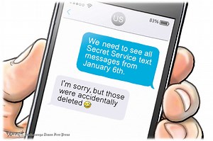 Editorial cartoon: Secret Service