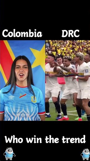DRC vsColombia World Cup 2026 Dance Battle 🔥 #football #worldcup #shorts