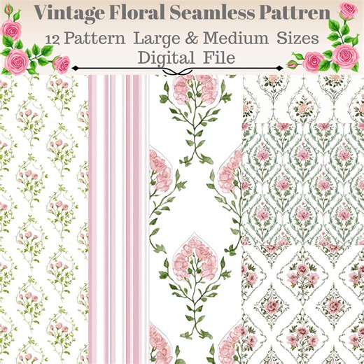 Vintage Floral Seamless Pattern
