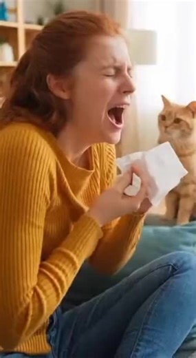This Cat Tries to Copy a Girl’s Cough — The Reaction Is Hilarious 😹 #fyp #foryoupage #unfreezemyacount