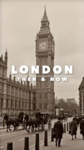 London THEN vs NOW 🇬🇧 (100 years apart!)