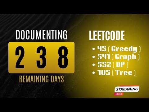 Daily LeetCode Grind Begins | 238 Days Left in 2026 | DSA LIVE Coding ‪@DCodeThought‬