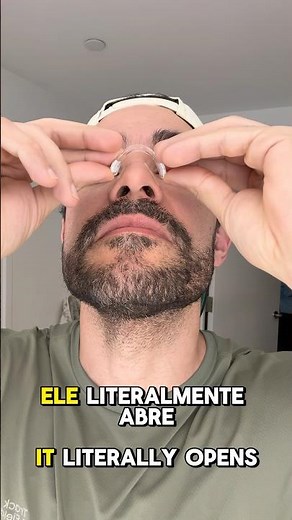 Dilatador nasal, será que funciona? #Treino #Corrida #exercício