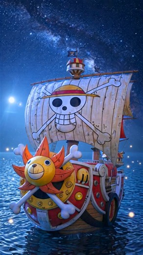 The Thousand Sunny Trapped in an Endless Loop 🌊🍾 #OnePiece #GoldenSunny