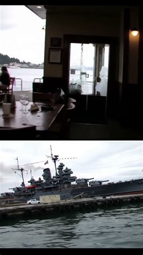 This Is Why You Don't Dine Next to a Battleship #fail