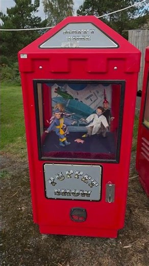 One of the old coin machines that used to be in the old queen's Market based in Rhyl.