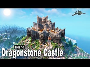 Minecraft: How to build a Dragonstone Castle - Game of Thrones | Tutorial [part 3]