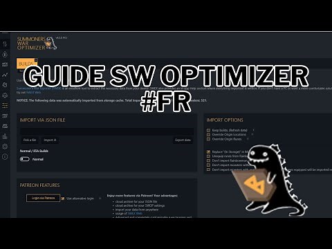 GUIDE SUMMONERS WAR OPTIMIZER : COMMENCE TON OPTIMISATION !! #summonerswar #guide #tutorial #FR