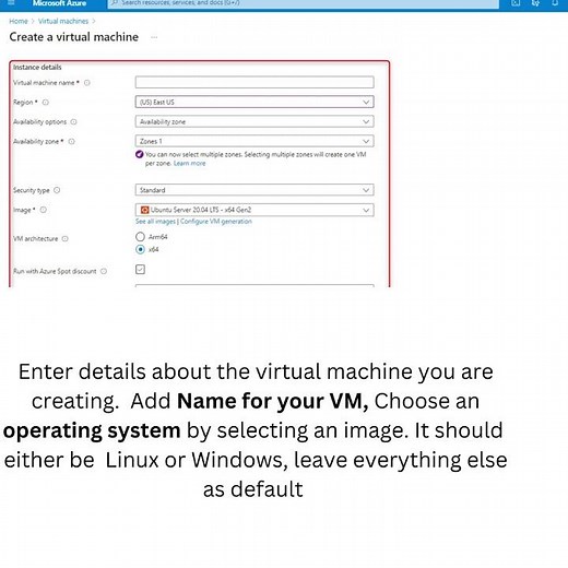 How to Create a Virtual Machine in Azure