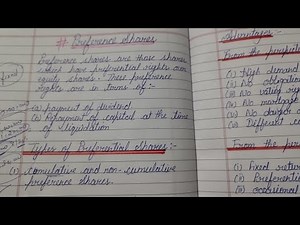 long term sources || Preference shares || Types of preference shares || advantages and disadvantages