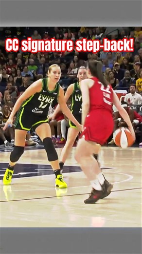 That signature step-back is a work of art.#caitlinclark #wnba