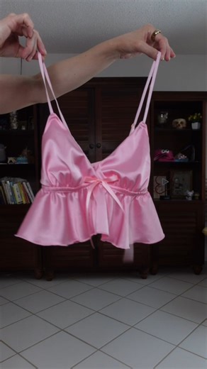 Natalie Nightwolf ❤ on Instagram: "Pink satin pjs outfit reveal! 💗"