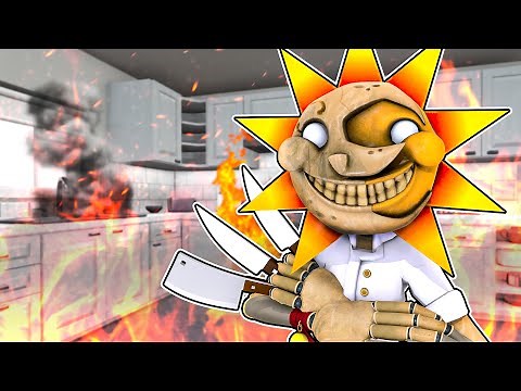 Sun and Moon Kitchen NIGHTMARES?! in Cooking Simulator VR