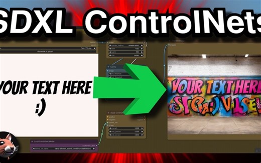 【SDXL 1.0】ControlNet新模型！- Canny和Depth