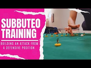 Subbuteo Training | Building attacks from a defensive position