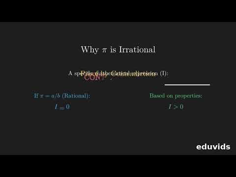 Why Pi Is Irrational: A Simple Proof Without Heavy Calculus