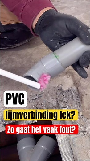 How do you get a strong PVC bond – and what often goes wrong? #plumber #pvc