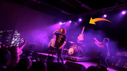 Guitar Throw Challenge Gone Wrong