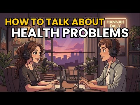 Learn English with Real Conversations Podcast | How to Talk About Health Problems in English