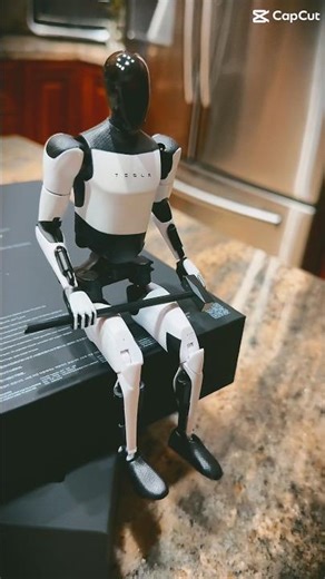 🤖⚡ Tesla Bot Action Figure | Unboxing & Display Idea.