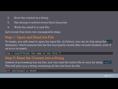 How to Write Every 3rd Character from One File to a Different File in Python 3