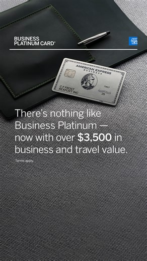There's nothing like Business Platinum. | American Express Business