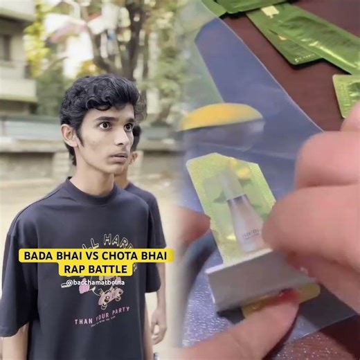 BADA BHAI VS CHOTA BHAI RAP BATTLE #brother #siblings #rap #hiphop #bhai #comedy #explore