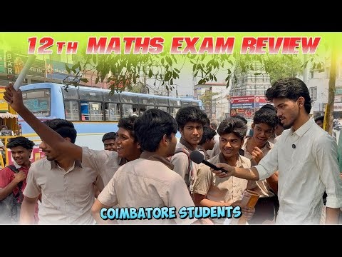 OUT OF SYLLABUS? 😳Maths Exam Review 2026🔥 Coimbatore Students Review !!