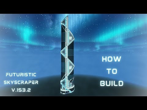 Minecraft: How To Build Futuristic/Cyberpunk Skyscraper (Remake v153.2)