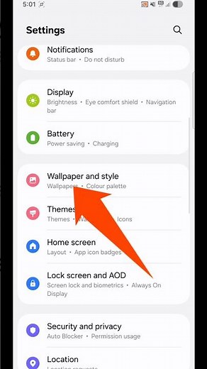 How To Change Wallpaper On Samsung 2026 ✅ | Samsung Mai Wallpaper Kaise Change Kare #shorts #samsung