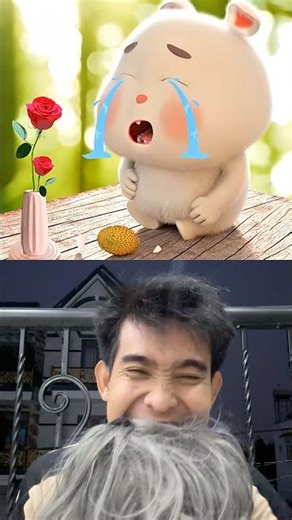 Fat Rabbit cute 🥰 and me #funny #cute #rabbit