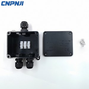 [Hot Item] Industrial Black Plastic Enclosure Electrical Cable Box IP68 Waterproof Terminal Junction Boxes